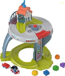 Thomas & Friends Toddler Toy My First Train Table with Track, Cargo Stacking & Fine Motor Activities for Kids Ages 18+ Months