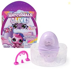 Hatchimals Alive, Rainbow Splash Fizzy Color Surprise Toy, Hatch Twins or Triplets from Color Reveal Egg (Style May Vary), Gifts & Stocking Stuffers for Girls & Boys