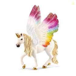 Schleich bayala - 7" Rainbow Unicorn Figure - Unicorn Toy for Girls and Boys - Fantasy Horse Figurine for Kids Ages 5+