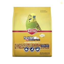 Kaytee Forti-Diet Pro Health Egg-Cite Nourish+Protect Parakeet, Supports Breeding and Molting, Nutrition Backed by Science, Digestive Health, 5 pounds
