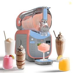 Ninja SLUSHi Max XXL Smart Frozen Drink Maker | Top Performance & Smart Technology, Party-Size 150oz Capacity, No Ice Needed, 6 Programs, Ideal Temp & Texture up to 12 hours | Peach FS605