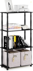 Furinno Turn-N-Tube 4-Tier Multipurpose Shelf Display Rack