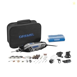 Dremel 4300-5/40 High Performance Rotary Tool Kit with LED Light- 5 Attachments & 40 Accessories - Ideal for Grinding, Cutting, Wood Carving, Sanding, and Engraving