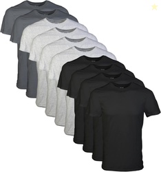 Gildan Men's Crew T-Shirts, Multipack 10 pcs