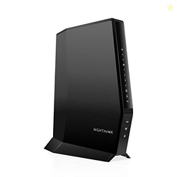 NETGEAR NIGHTHAWK MODEM ROUTER COMBO (CAX30) DOCSIS 3.1 CABLE MODEM AND WIFI 6 ROUTER - AX2700 2.7 GBPS - COMPATIBLE WITH XFINITY, SPECTRUM, COX, AND MORE - GIGABIT WIRELESS INTERNET