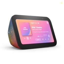 AMAZON ECHO SHOW 5 KIDS (NEWEST MODEL), DESIGNED FOR KIDS, WITH ALEXA+ EARLY ACCESS, PARENTAL CONTROLS, INCLUDES 1 YEAR OF AMAZON KIDS+, GALAXY