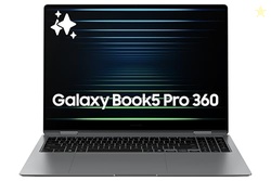 Samsung 16 Galaxy Book5 Pro 360 Copilot+ PC, AI Computer, Intel Core 7 Ultra Processor, 3K AMOLED (2880x1800) Touchscreen, S Pen,120Hz, Dolby Atmos, Student Laptop, Lightweight, All-Day Battery Life