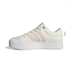 adidas Womens Bravada 2.0 Platform Sportswear, Off White/Clear Pink/White, 10.5