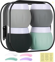 TRAVEL CONTAINERS FOR TOILETRIES (4 PACK)