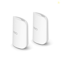 Amazon eero Pro 7 tri-band mesh Wi-Fi 7 router (newest model) - Supports internet plans up to 5 Gbps, Coverage up to 4,000 sq. ft., 2-pack