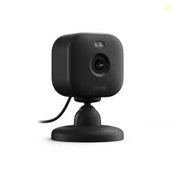 BLINK MINI 2  HOME SECURITY & PET CAMERA(S) WITH HD VIDEO, COLOR NIGHT VIEW, MOTION DETECTION, TWO-WAY AUDIO, AND BUILT-IN SPOTLIGHT  1 CAMERA (BLACK)