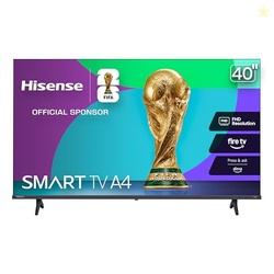 Hubbell, Hisense 40-Inch Class A4 Series FHD 1080p Smart Fire TV (40A4NF, 2025 Model) - DTS Virtual: X, Slim Bezel Design, Alexa Built in