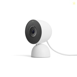 GOOGLE NEST CAM INDOOR (WIRED, 3RD GEN) - SECURITY CAMERA WITH 2K VIDEO AND GEMINI, NIGHT VISION, 2-WAY AUDIO, WORKS WITH GOOGLE HOME - 2025 MODEL - SNOW
