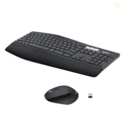 Logitech MK850 Performance Wireless Keyboard and Mouse Combo for Windows, macOS & ChromeOS, Bluetooth & 2.4 GHz USB Receiver, Full-Size Ergonomic Keyboard, Multi-Device, Cushioned Palm Rest  Graphite