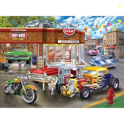 RoseArt - Chris Bigelow - Hot Rod Garage - 1000 Piece Jigsaw Puzzle for Adults