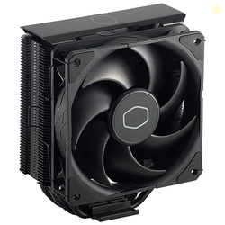 Cooler Master Hyper 212 Black CPU Air Cooler - Aluminium Finish, 4 Compact Continuous Direct Contact Heat Pipes, SickleFlow 120 Edge Fan, LGA1700 & AM5 Brackets - Black