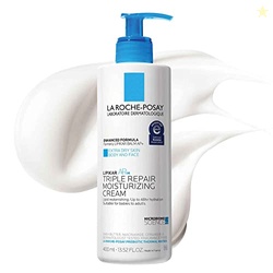 LA ROCHE-POSAY LIPIKAR AP+ TRIPLE REPAIR MOISTURIZING CREAM, FACE & BODY LOTION FOR DRY SKIN, SHEA BUTTER & NIACINAMIDE MOISTURIZER, GENTLE FACE & BODY CREAM FOR DRY, ROUGH & SENSITIVE SKIN