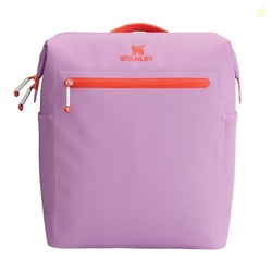 Stanley All Day Madeleine Midi Backpack Soft Cooler 14.8 Quarts | 20 Can Cooler with Handle and Shoulder Straps | Stays Cold for a Day | Insulated Travel Bag with Zipper | BPA-Free | Lilac