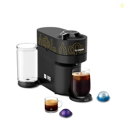 Nespresso Vertuo Pop+ Coffee and Espresso Maker by De'Longhi, Samra Origins by The Weeknd Vertuo Buna Yellow