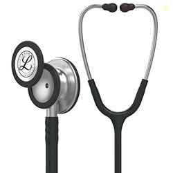 3M Littmann Classic III Monitoring Stethoscope, 5620, More Than 2X as Loud, Weighs Less, Stainless Steel Chestpiece, 27" Black Tube
