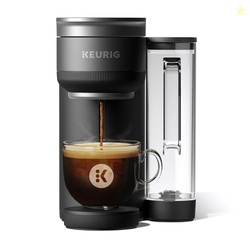 Keurig K-Crema Single Serve K-Cup Pod Coffee Maker, PressureInfusion & MultiStream Technology, Brews Crema-Topped Coffee, Espresso-Style Shots, Classic Coffee, Tea, Cocoa, 72 oz Removable Reservoir