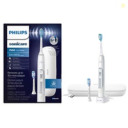Philips Sonicare ExpertClean 7500 White, Rechargeable Electric Power Toothbrush, HX9690/06