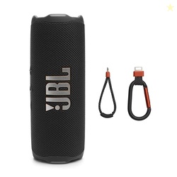 JBL Flip 7 - Portable Waterproof and Drop-Proof Speaker, Bold Pro Sound with AI Sound Boost, 16Hrs of Playtime, and PushLock System with Interchangeable Accessories (Black)