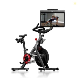 Peloton Exercise Cross Training Bike+, Indoor Stationary Spin Bike+ for Home Workouts, Space-Friendly Exercise Equipment for Cardio and strength Workout & Indoor Cycling