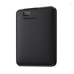 Western Digital WD 5TB Elements Portable External Hard Drive for Windows, USB 3.2 Gen 1/USB 3.0 for PC & Mac, Plug and Play Ready - WDBU6Y0050BBK-WESN