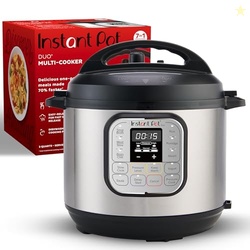 Instant Pot Duo 7-in-1 Mini Electric Pressure Cooker, Slow Rice Cooker, Steamer, Saut, Yogurt Maker, Warmer & Sterilizer, Includes Free App with over 1900 Recipes, Stainless Steel, 3 Quart