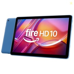 Amazon Fire HD 10 tablet (newest model) built for relaxation, 10.1" vibrant Full HD screen, octa-core processor, 3 GB RAM, 64 GB, Ocean