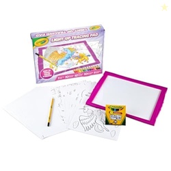 Crayola Light Up Tracing Pad Pink, Best Birthday, Holiday & Christmas Gifts for Girls & Boys, 6, 7, 8 Year Olds, Kids Toys, Light Box Art Kit for Kids [Amazon Exclusive]