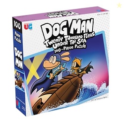 University Games, Dog Man 20,000 Fleas Under The Sea 100 Piece Puzzle