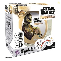 Spot It! Mandalorian - The Mandalorian Series Edition of The Family Speed and Observation Game! Fun Matching Game for Kids, Ages 6+, 2-8 Players, 15 Minute Playtime, Made by Zygomatic