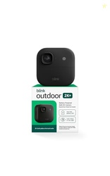 Blink Outdoor 2K+ (newest model)  Wireless smart security camera, 2K video resolution, enhanced audio, two-year battery. Required Sync Module not included  Add-On (Black)