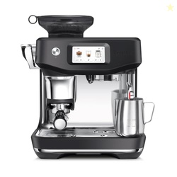 BREVILLE BARISTA TOUCH IMPRESS ESPRESSO MACHINE BES881BTR, BLACK TRUFFLE