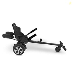 Hover-1 Falcon-1 Buggy Attachment | Turbo LED Lights, Compatible with All 6.5" & 8" Hoverboards, Hand-Operated Rear Wheel Control, Adjustable Frame, Easy Install