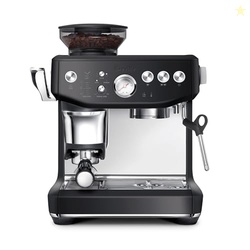 Breville Barista Express Impress Espresso Machine BES876BTR, Black Truffle