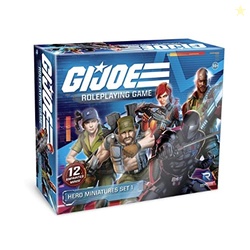 Renegade Game Studios G.I. Joe Roleplaying Game: Hero Miniatures - Popular Character archetypes from G.I. Joe can be Used to Represent Your Player Character - Set 1-12 Piece Unpainted Miniature Set