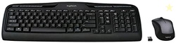 Logitech MK335 Quiet Wireless Keyboard and Mouse Combo - Black/Silver Keyboard and Mouse Combo Wireless, Ambidextrous