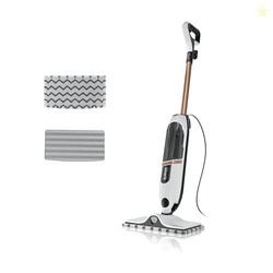 Shark SteamSpot Steam Mop with Steam Blaster Technology, 3 Steam Modes, 2 Washable Pads, XL Removable Water Tank, Lightweight, Steam Cleaner for sealed Hard Floors, Hardwood, Tile, Laminate, S2001