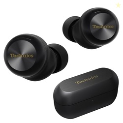 Technics Reference Class Hi-Fi Wireless Earbuds, Dolby Atmos, Head Tracking, Adaptive Noise Cancelling, 3 Device Multipoint, 10-hr Battery, Wireless Charging, in Ear Headphones - EAH-AZ100-K (Black)