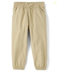The Children's Place,Girls,Uniform Quick Dry Jogger Pants,Sand,14