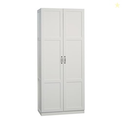 SAUDER SELECT STORAGE CABINET/ PANTRY CABINETS, WHITE FINISH