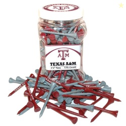 Team Golf NCAA 2-3/4" Golf Tees, 175 Pack, Regulation Size, Multi Team Colors