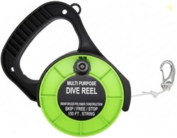 Scuba Choice Scuba Diving Multi Purpose Dive Reel, 150', Green