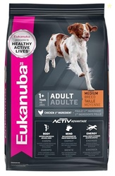 Eukanuba Adult Medium Breed Dry Dog Food, 30 lb Bag
