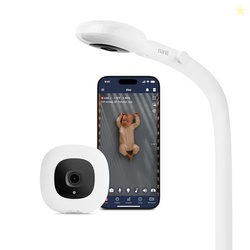 NANIT PRO SMART BABY MONITOR - CAMERA & FLOOR STAND - 1080P WI-FI VIDEO CAMERA, 2-WAY AUDIO, SEE YOUR BABY FROM ANYWHERE, SOUND/MOTION/CRY NOTIFICATIONS, NIGHT VISION