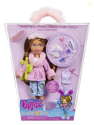 Bratz Slumber Party Yasmin Fashion Doll with 2 Sets of Pajamas, Plush, and Accessories
