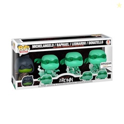 Funko Pop Comics: Teenage Mutant Ninja Turtles (TMNT) The Last Ronin- Michelangelo - Brothers, 4-Pack - TMNT Comics - Amazon Exclusive - Collectable Vinyl Figure - Gift Idea - Official Merchandise